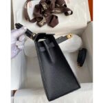 Hermes Women Kelly Sellier 32 Bag in Togo Leather with Gold Hardware-Black - immagine 4