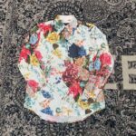 Louis Vuitton LV Women Classic Shirt Flowers Tapestry Cotton Silk Multicolor Regular Fit - Imagen 3