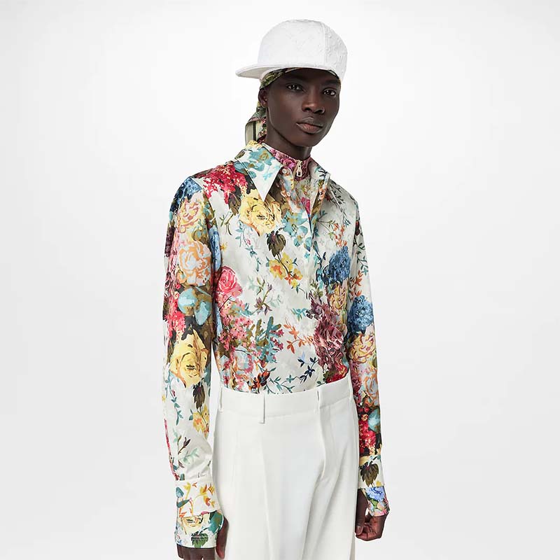 Louis Vuitton LV Flower Tapestry Classic Shirt Multicolor Men's - FW22 - US