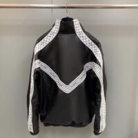 Louis Vuitton LV Men Leather Track Blouson Black Calf Leather Thistle Regular Fit (3)