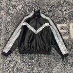 Louis Vuitton LV Women Leather Track Blouson Black Calf Leather Thistle Regular Fit - Image 2