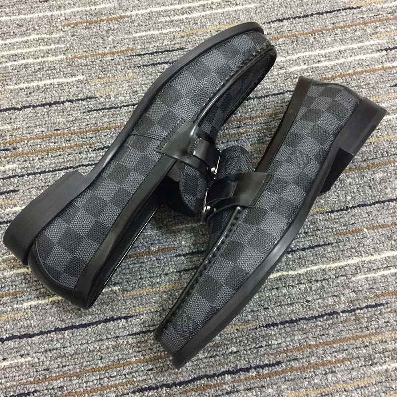 Louis Vuitton Damier Graphite Major Loafer