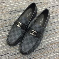 Louis Vuitton LV Men Major Loafer Damier Canvas Graphite Moccasin LV Initials (10)