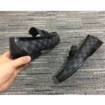 Louis Vuitton LV Men Major Loafer Damier Canvas Graphite Moccasin LV Initials - Imagen 8
