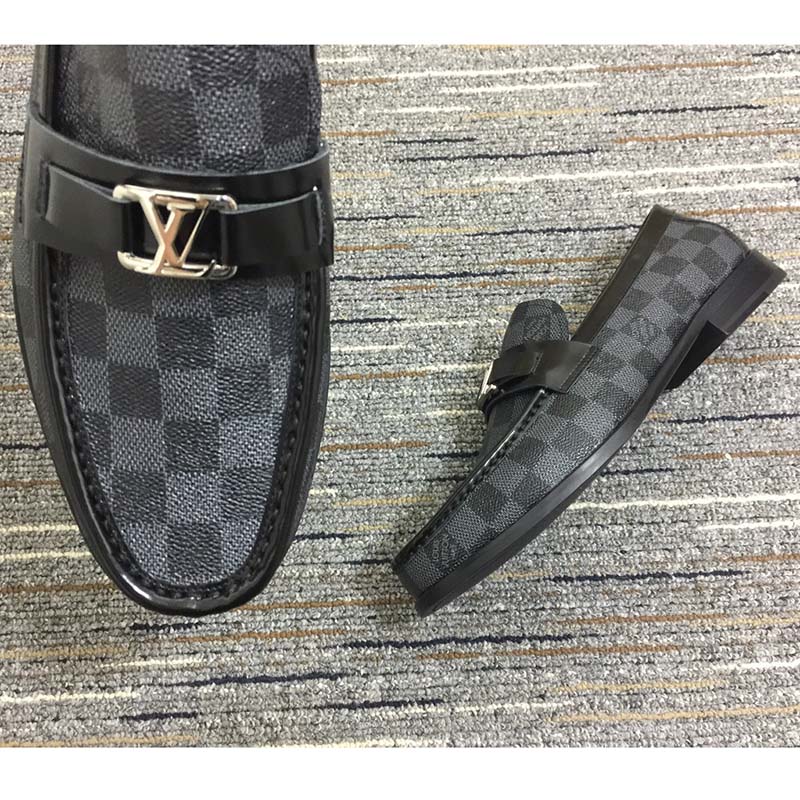 Louis Vuitton Damier Graphite Major Loafer – Savonches