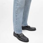 Louis Vuitton LV Men Major Loafer Damier Canvas Graphite Moccasin LV Initials - Imagen 11