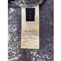 Louis Vuitton LV Men Monogram Bandana Crewneck Sweatshirt Cotton Indigo Slightly Loose Fit (1)