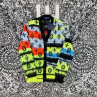 Louis Vuitton LV Men Monogram Black Lime Mohair Cardigan Multicolor Regular Fit (12)