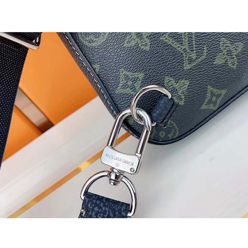 Louis Vuitton LV Unisex Avenue Sling Bag NM Dark Green Monogram Coated  Canvas - LULUX