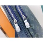 Louis Vuitton LV Unisex Avenue Sling Bag Dark Green Monogram Coated Canvas Cowhide - Image 8