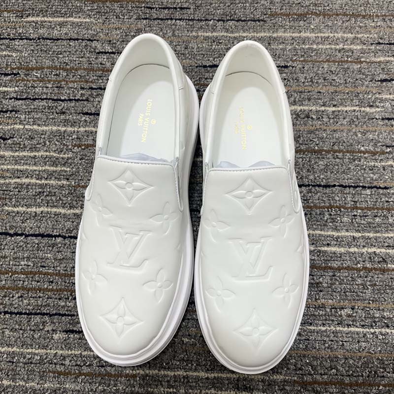 Louis Vuitton LV Beverly Hills trainers White Leather ref.203900 - Joli  Closet