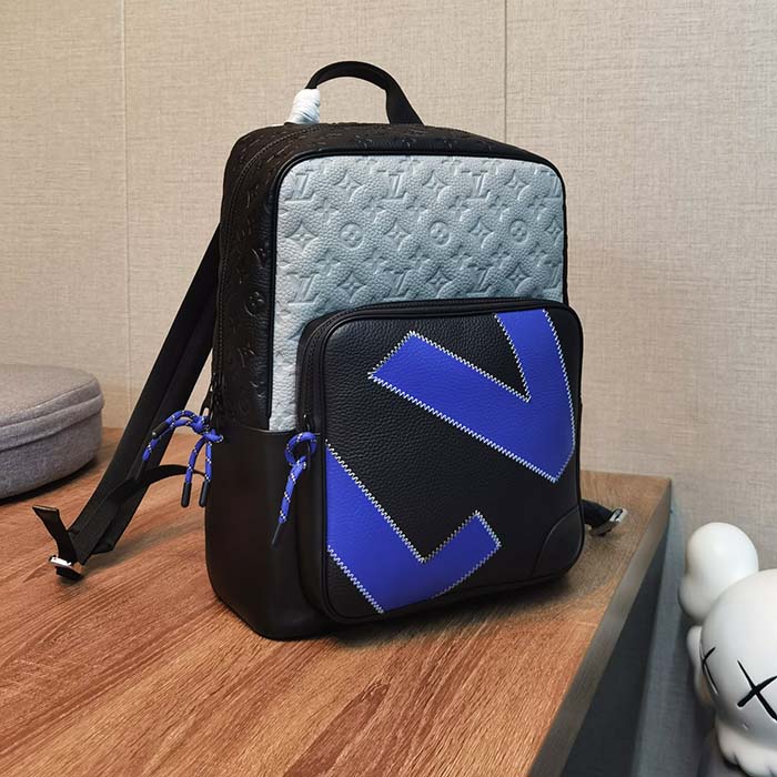 LnV MONOGRAM TITANIUM Backpack M43881 in 2023  Lv backpack, Small shoulder  bag, Cowhide leather
