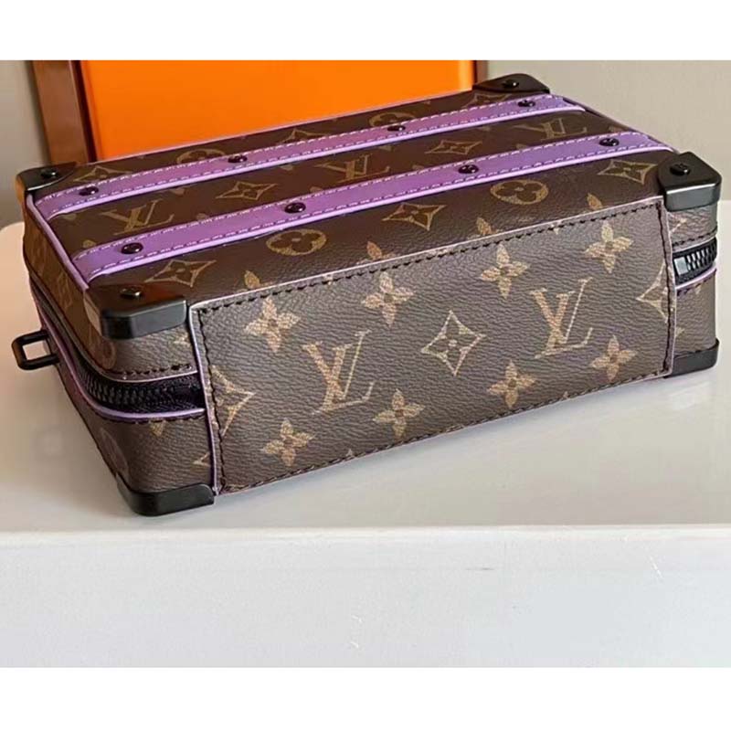 Louis Vuitton Handle Soft Trunk Monogram Macassar Brown/Purple für Herren