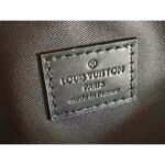 Louis Vuitton LV Unisex Handle Soft Trunk Monogram Macassar Coated Canvas Purple Cowhide - Bild 10
