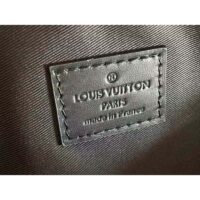 Louis Vuitton LV Unisex Handle Soft Trunk Monogram Macassar Coated Canvas Purple Cowhide (10)