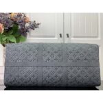 Louis Vuitton LV Unisex Keepall 50 Granite Taurillon Monogram Embossed Cowhide Leather - Image 4