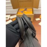 Louis Vuitton LV Unisex Keepall Bandoulière 25 Black Taurillon Monogram Cowhide Leather - Imagen 10