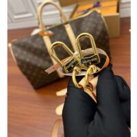 Louis Vuitton LV Unisex Keepall Bandoulière 45 Monogram Canvas Natural Cowhide Leather (15)