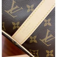 Louis Vuitton LV Unisex Keepall Bandoulière 45 Monogram Canvas Natural Cowhide Leather (15)