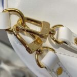 Louis Vuitton LV Unisex Palm Springs Mini Backpack Blue Monogram Velvet Jacquard - Imagen 8