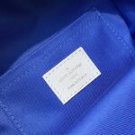 Louis Vuitton LV Unisex Palm Springs Mini Backpack Blue Monogram Velvet Jacquard - Imagen 10