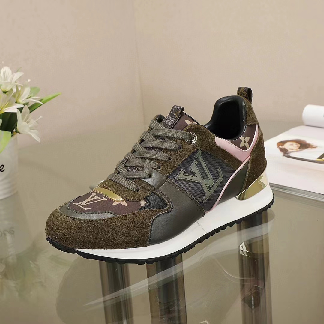 Louis Vuitton LV Trainers Kaki Low Top Sneakers - Sneak in Peace