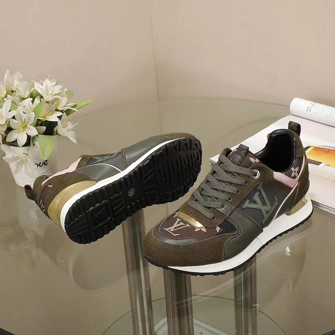 Buy Louis Vuitton Wmns Run Away Sneaker 'Khaki Green' - 1A94BZ