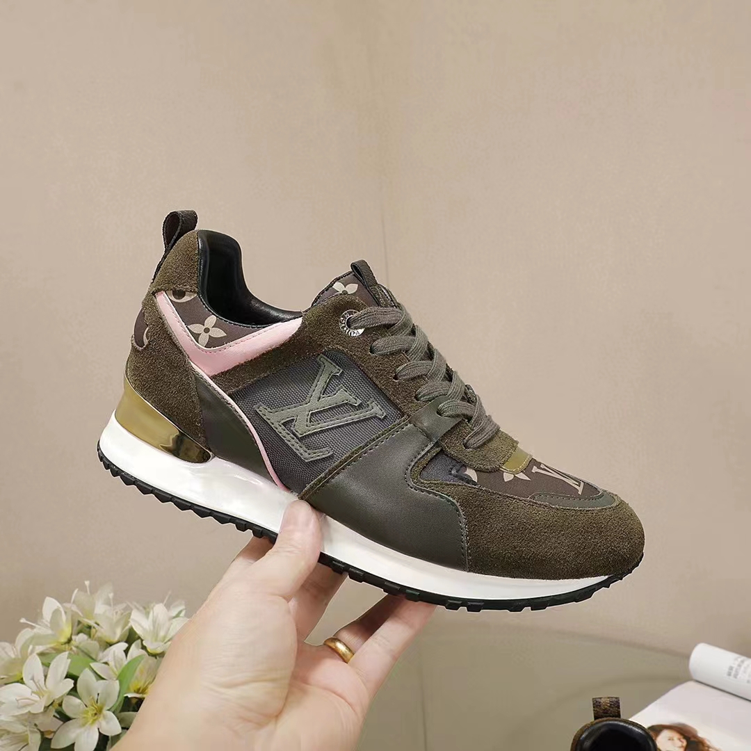 Louis Vuitton Run Away Sneakers in Khaki — UFO No More