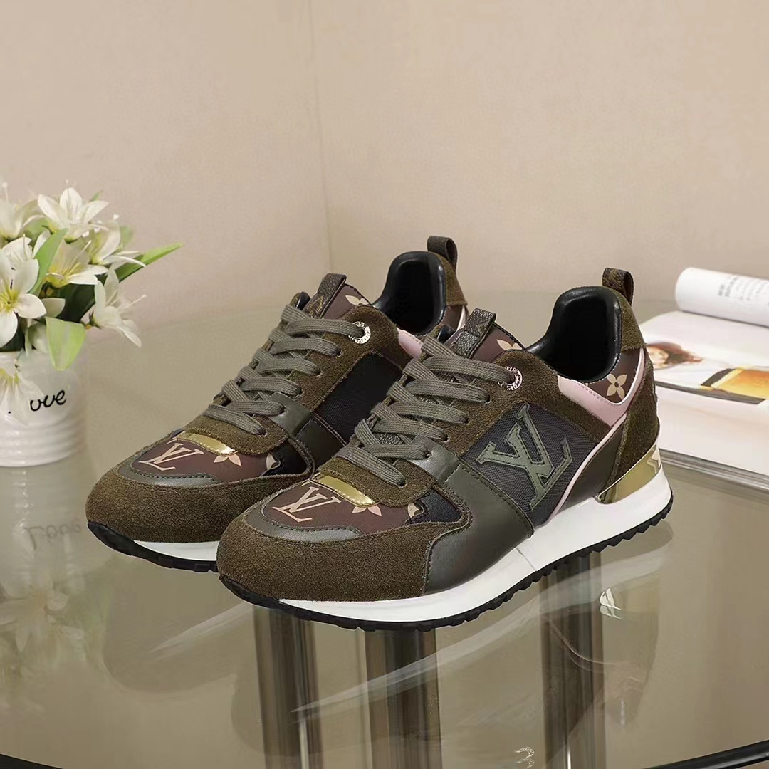 Louis Vuitton LV Trainers Kaki Low Top Sneakers - Sneak in Peace