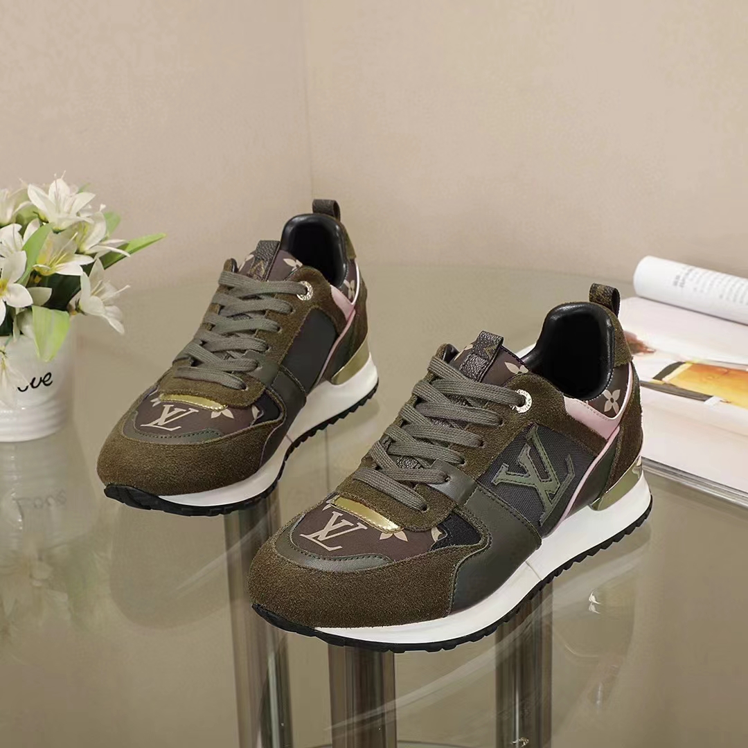 Louis Vuitton Run Away Sneakers in Khaki — UFO No More