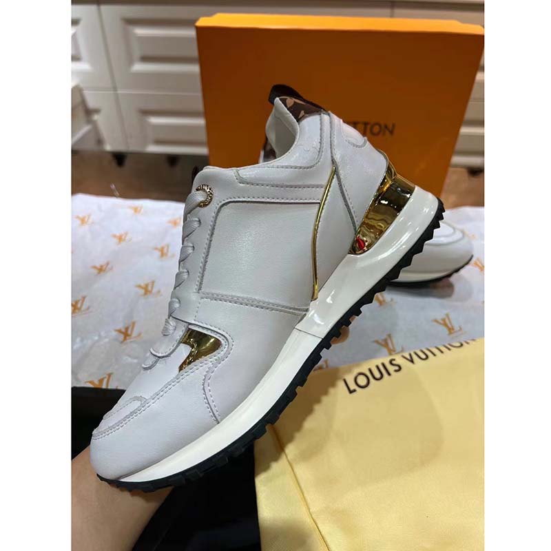 (WMNS) Louis Vuitton LV Run Away Calfskin Sports Shoes White 1A4XNH US 6