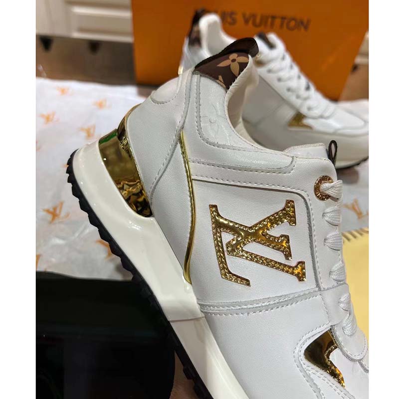 (WMNS) Louis Vuitton LV Run Away Calfskin Sports Shoes White 1A4XNH US 6