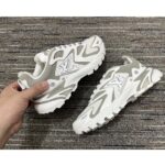 Louis Vuitton LV Unisex Runner Tatic Sneaker White Mix Materials Rubber Outsole Monogram Flowers - Imagen 7