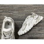 Louis Vuitton LV Unisex Runner Tatic Sneaker White Mix Materials Rubber Outsole Monogram Flowers - Imagen 10