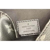 Louis Vuitton LV Unisex Saumur Slingbag Monogram Eclipse Coated Canvas Black Cowhide (9)