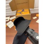 Louis Vuitton LV Unisex Saumur Slingbag Monogram Eclipse Coated Canvas Black Cowhide - immagine 11