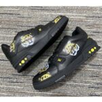 Louis Vuitton LV Unisex Trainer Sneaker Black Printed Calf Leather Rubber Outsole – Bild 2