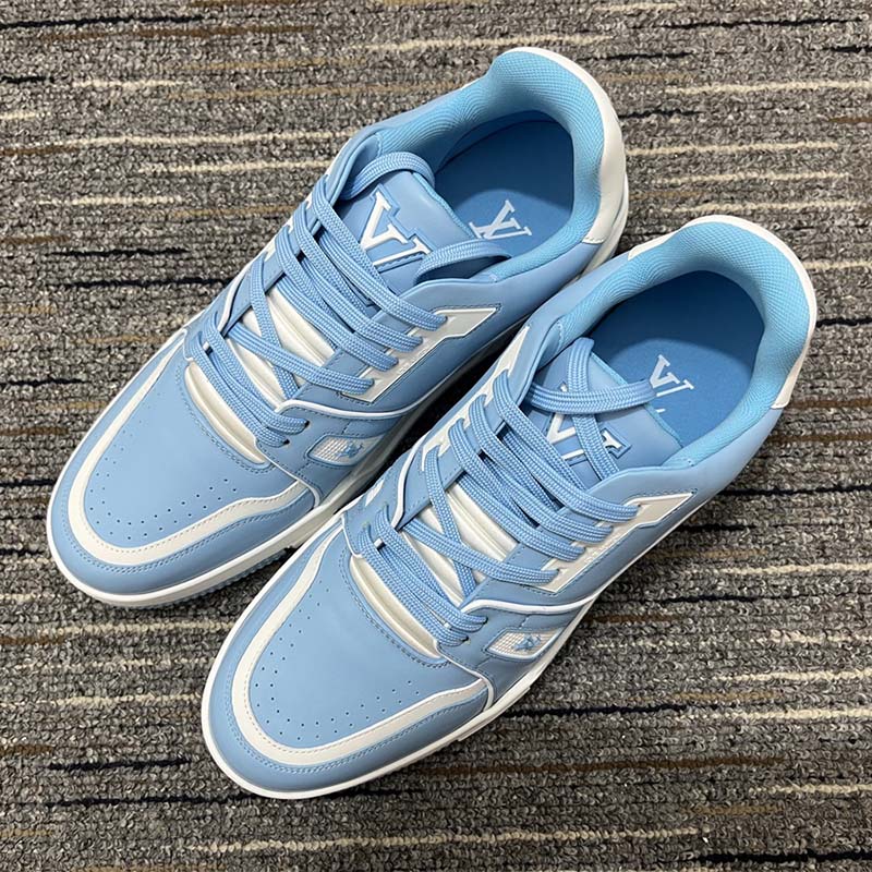 Louis Vuitton Trainer 54 Blue – Creta Sneakers