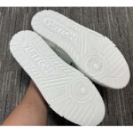 Louis Vuitton LV Unisex Trainer Sneaker Green Mix Sustainable Materials 54 Monogram Flowers – Bild 10