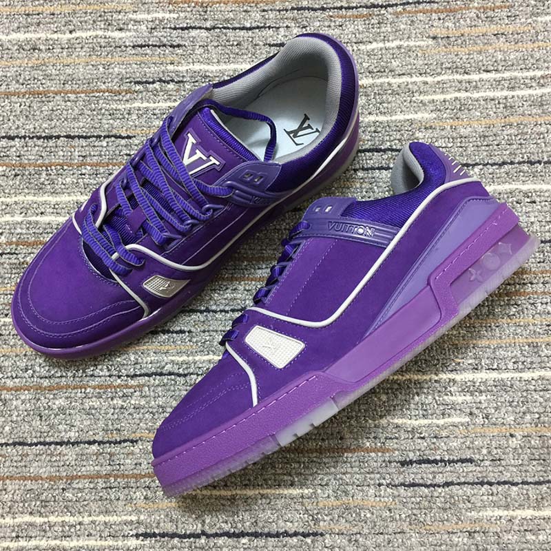 LOUIS VUITTON TRAINER MONOGRAM PURPLE 