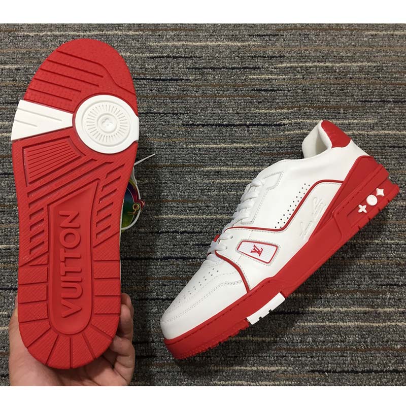 Buy Replica Louis Vuitton LVXNBA LV Trainer Mule Sandals In Red - Buy  Designer Bags, Sunglasses, Shoes, Clothing, Headphone & Earphone, Watch -  KKMall