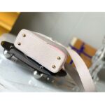 Louis Vuitton LV Women Capucines BB Handbag Beige Taurillon Patent Leather Smooth Calfskin - Bild 11