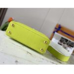 Louis Vuitton LV Women Capucines BB Handbag Cedrat Yellow Crème Nacré Taurillon Leather - Image 9