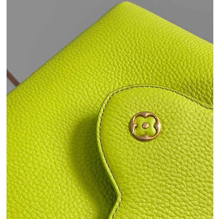 Louis Vuitton LV Women Capucines BB Handbag Cedrat Yellow Crème Nacré Taurillon Leather (13)