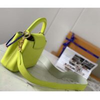 Louis Vuitton LV Women Capucines BB Handbag Cedrat Yellow Crème Nacré Taurillon Leather (5)