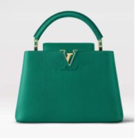 Louis Vuitton LV Women Capucines BB Handbag Emeraude Green Taurillon Leather (2)