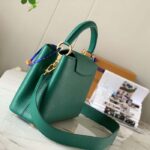 Louis Vuitton LV Women Capucines BB Handbag Emeraude Green Taurillon Leather – Bild 5