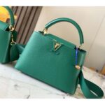 Louis Vuitton LV Women Capucines BB Handbag Emeraude Green Taurillon Leather – Bild 3