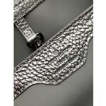 Louis Vuitton LV Women Capucines BB Handbag Etain Metallic Gray Taurillon Leather - Image 11