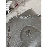 Louis Vuitton LV Women Capucines BB Handbag Etain Metallic Gray Taurillon Leather - Image 10
